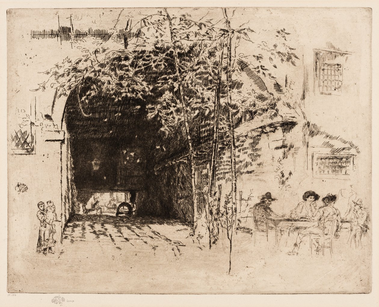 The Ferry, č. 2 od James Abbott McNeill Whistler