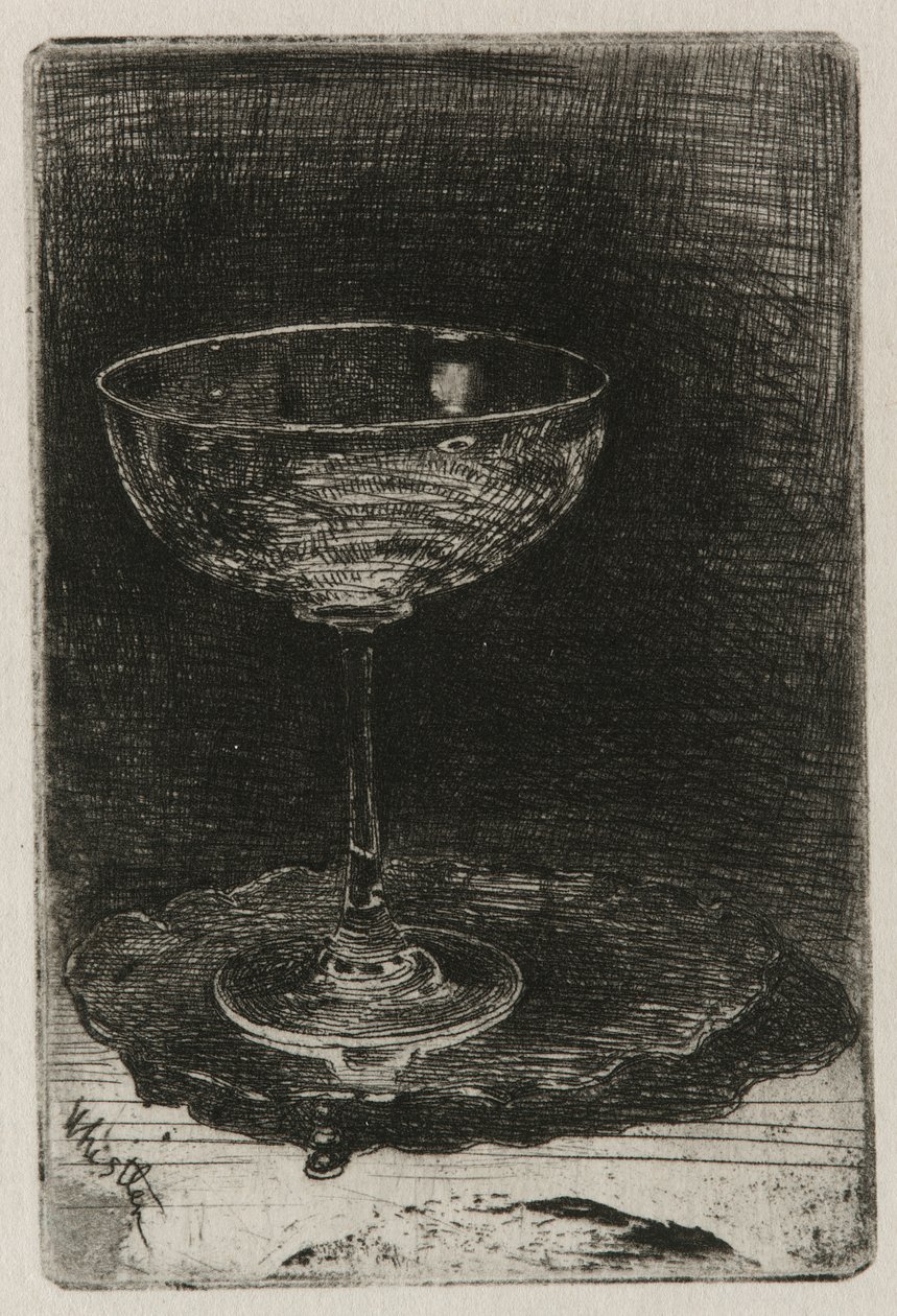 Sklenice na víno od James Abbott McNeill Whistler