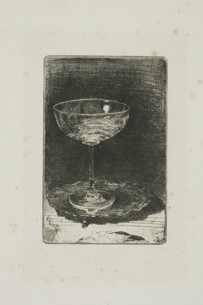 Sklenice na víno od James Abbott McNeill Whistler