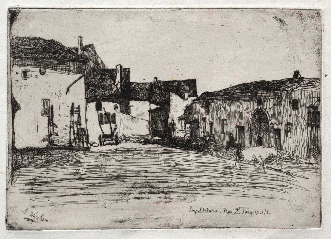 Dvanáct leptů z přírody:  Liverdun od James McNeill Whistler