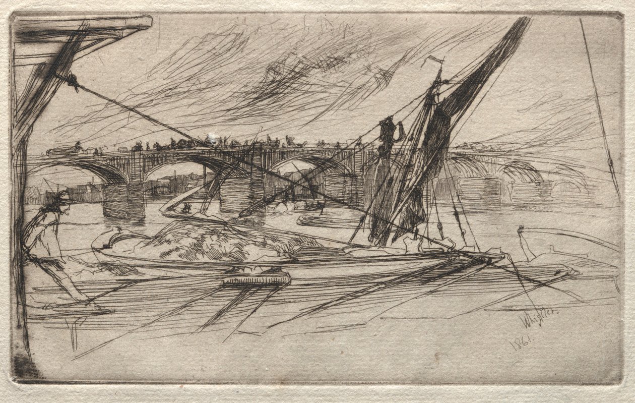 Vauxhall Bridge od James McNeill Whistler