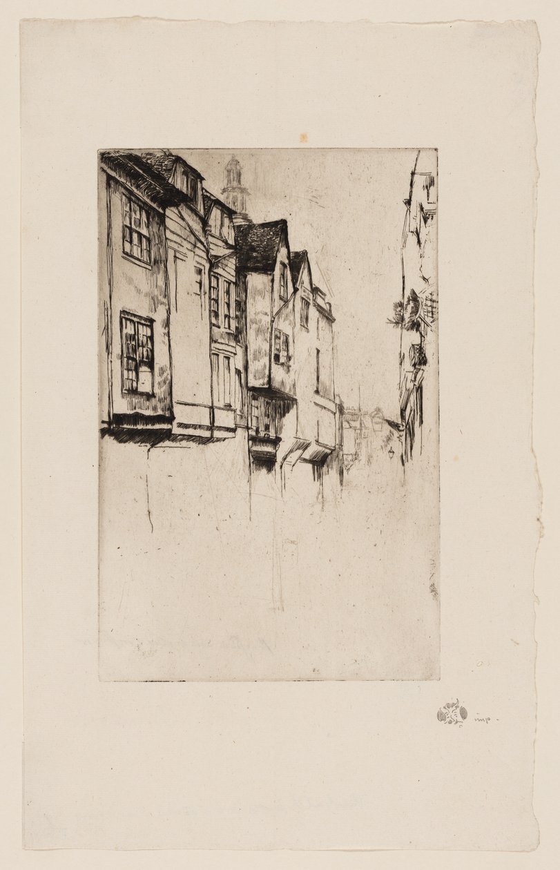 Velká ulice, Londýn od James Abbott McNeill Whistler