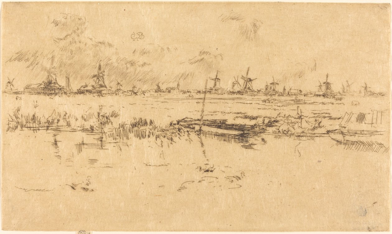 Zaandam od James Abbott McNeill Whistler