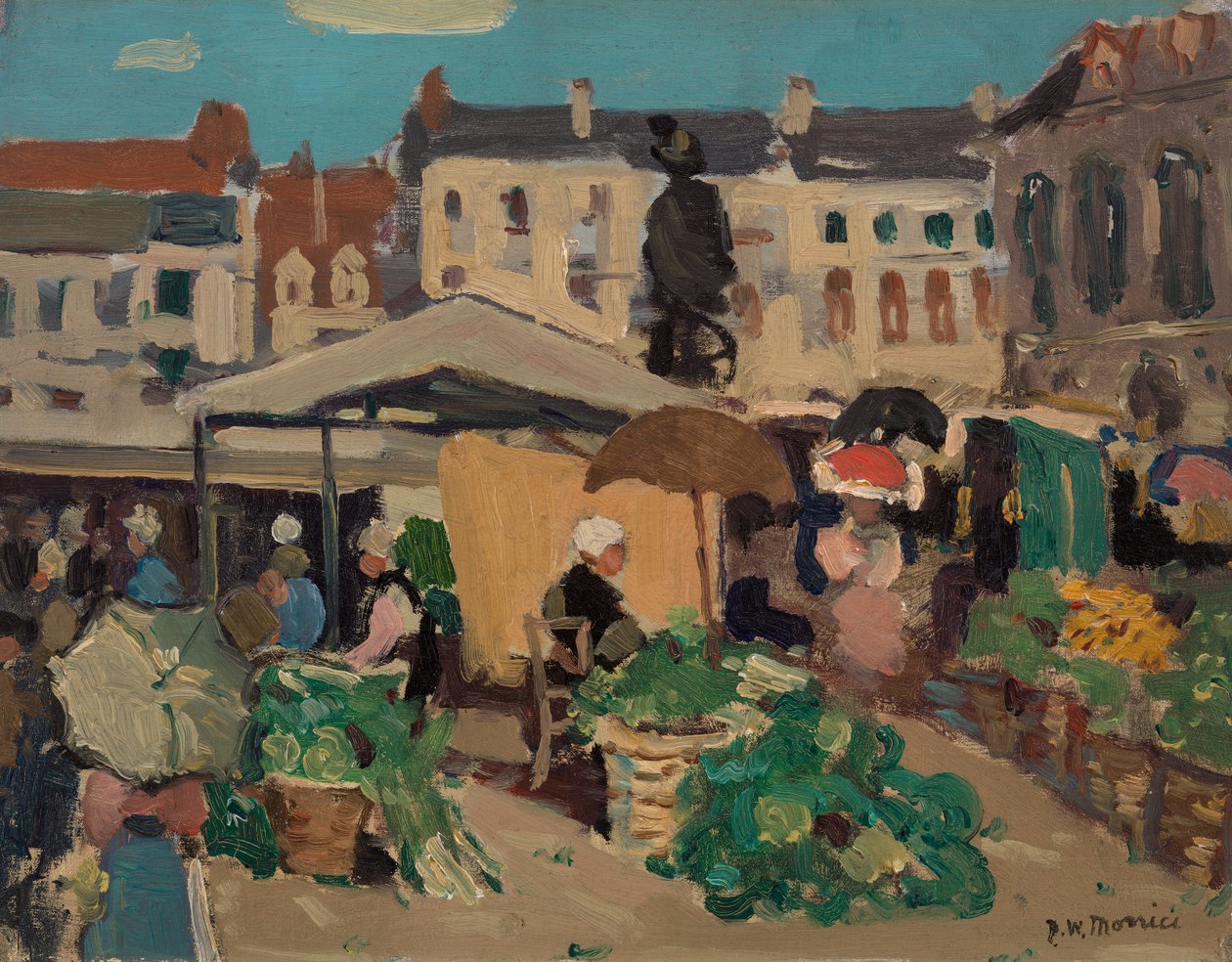 Scéna trhu od James Morrice