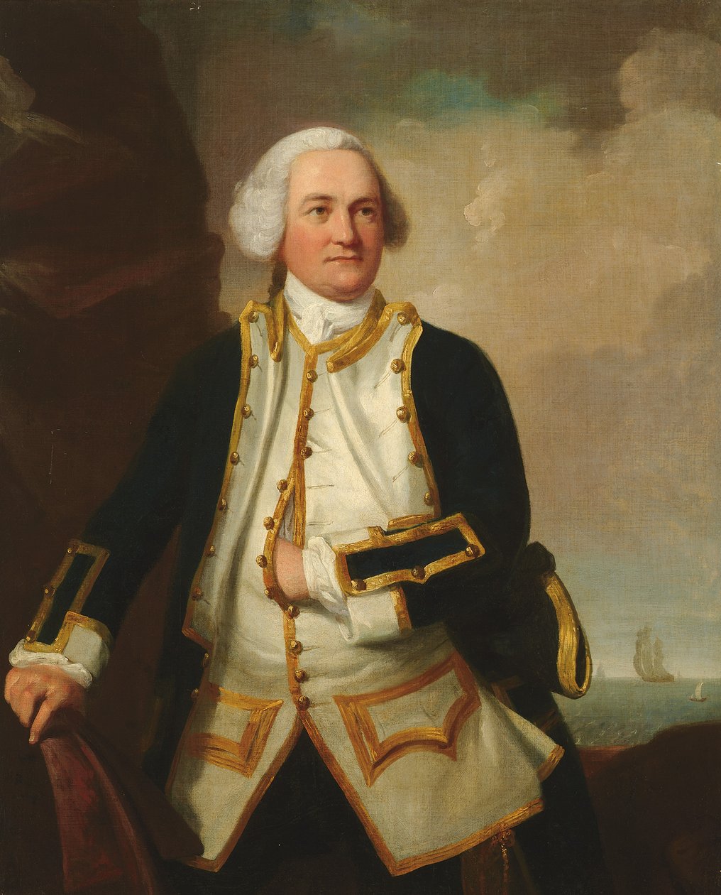 Portrét admirála Samuela Gravese od James Northcote