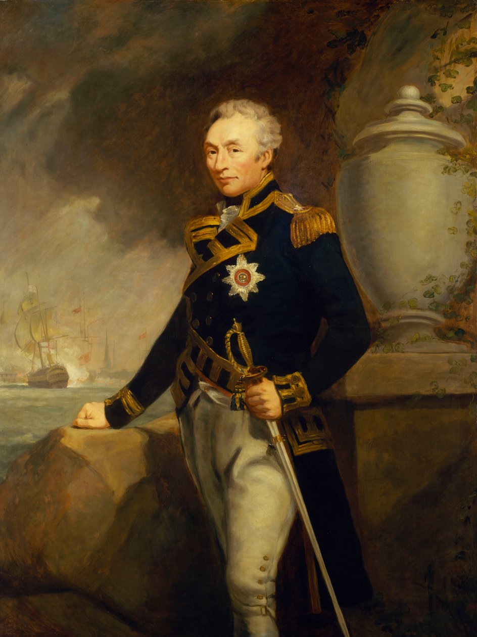 Kontradmirál sir Thomas Graves (1680-1755) od James Northcote