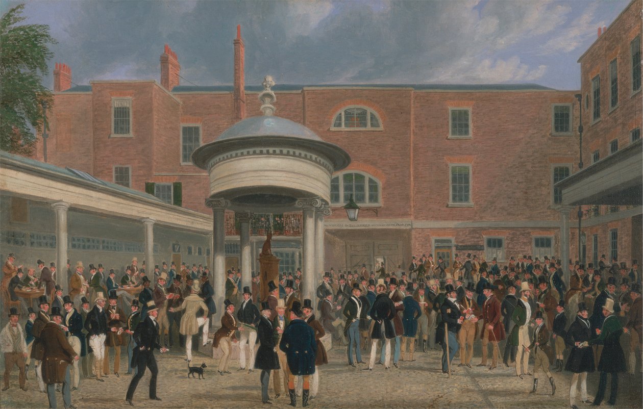 Epsom Races: Settling Day v Tattersalls od James Pollard