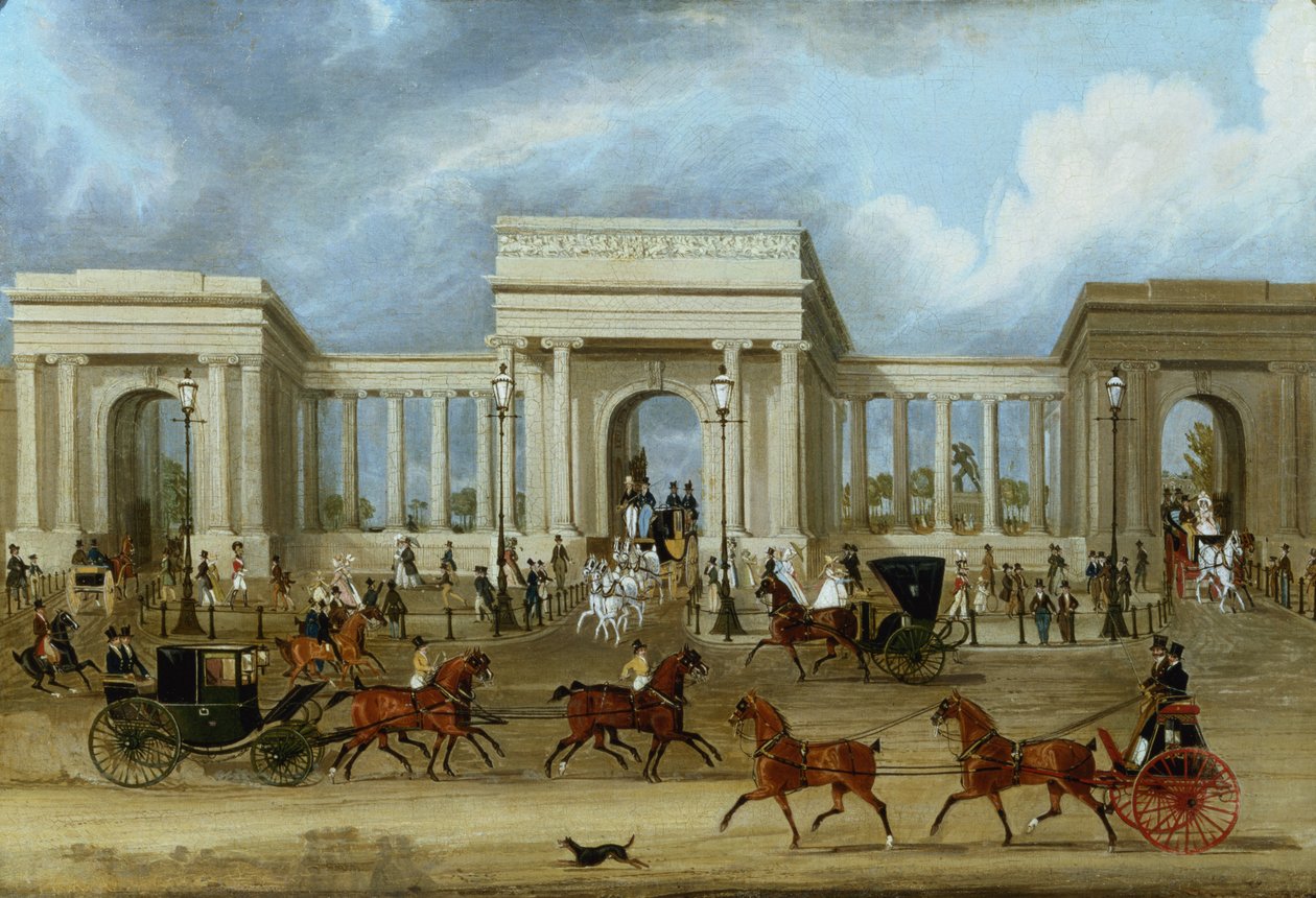 Hyde Park Corner od James Pollard