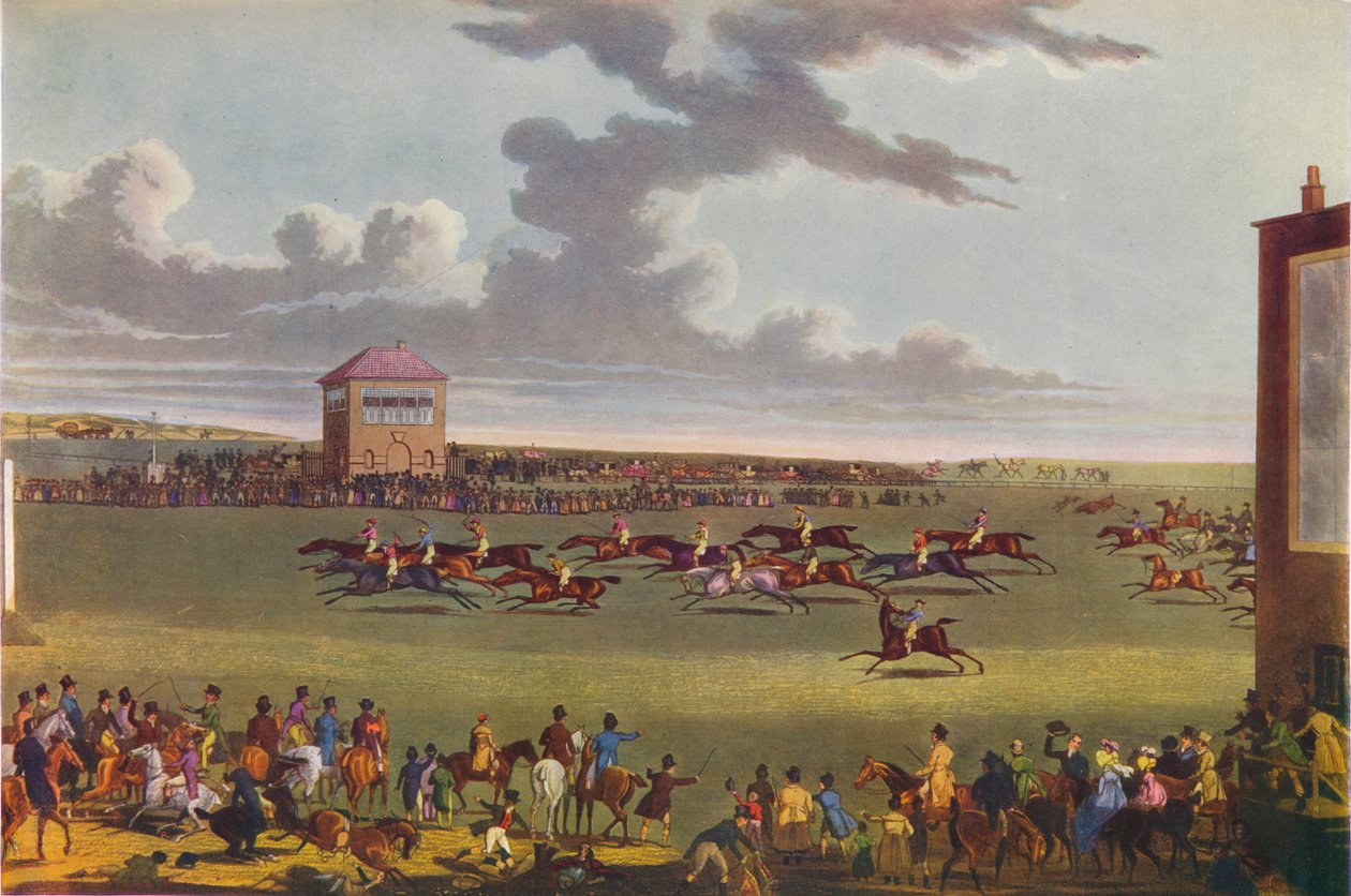 Závody v Newmarketu, 1909. od James Pollard