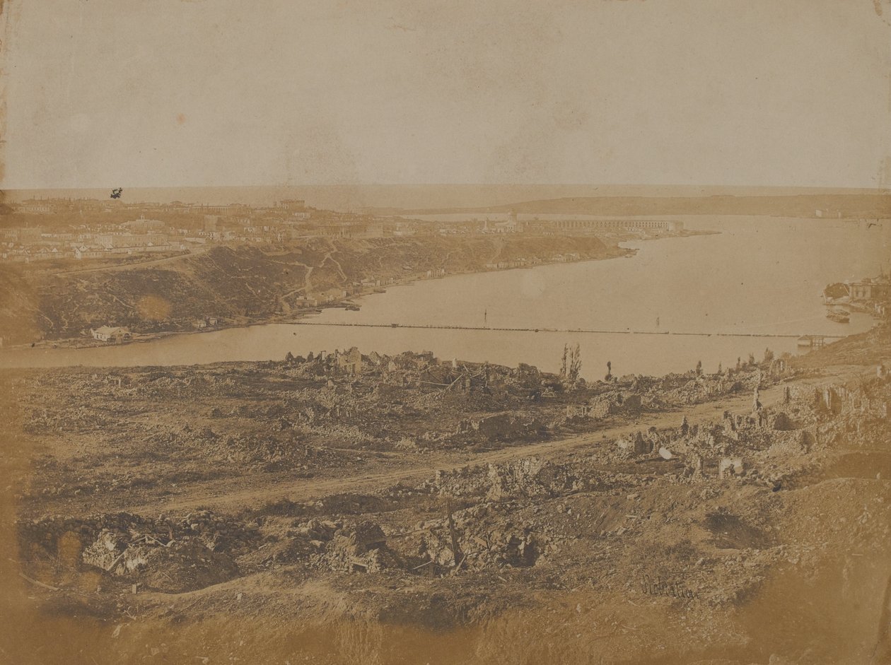 Fort Nicholas, Sevastopol, 1855 od James Robertson