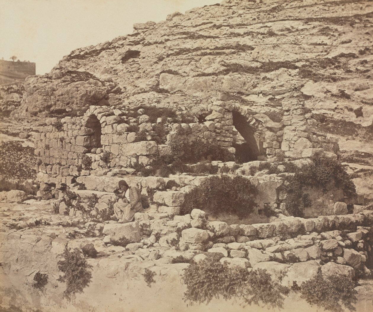 Studna Joab, Jeruzalém, 1857. od James Robertson