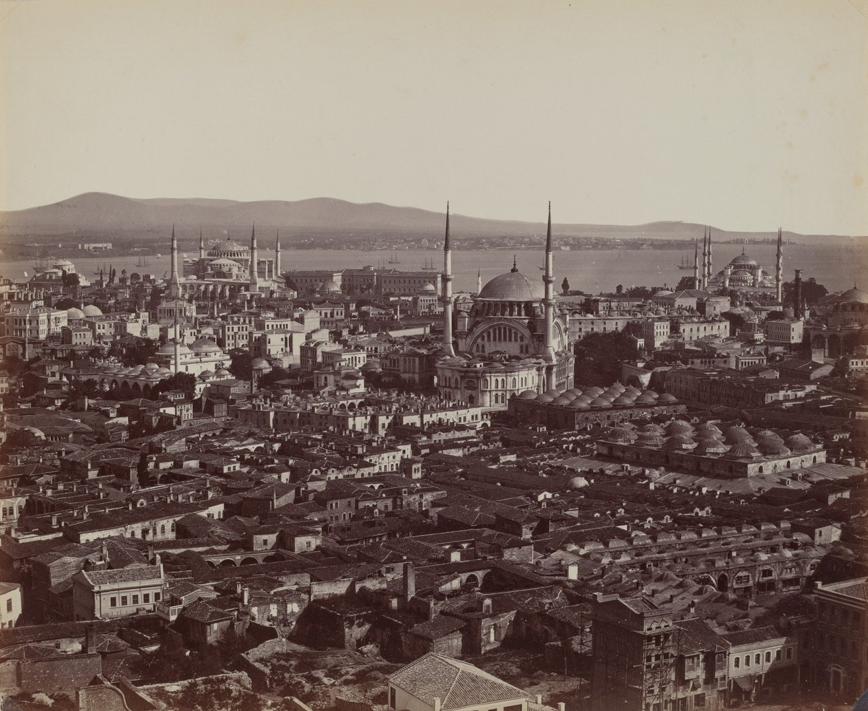 Panorama Konstantinopole od James Robertson, and Felice Beato