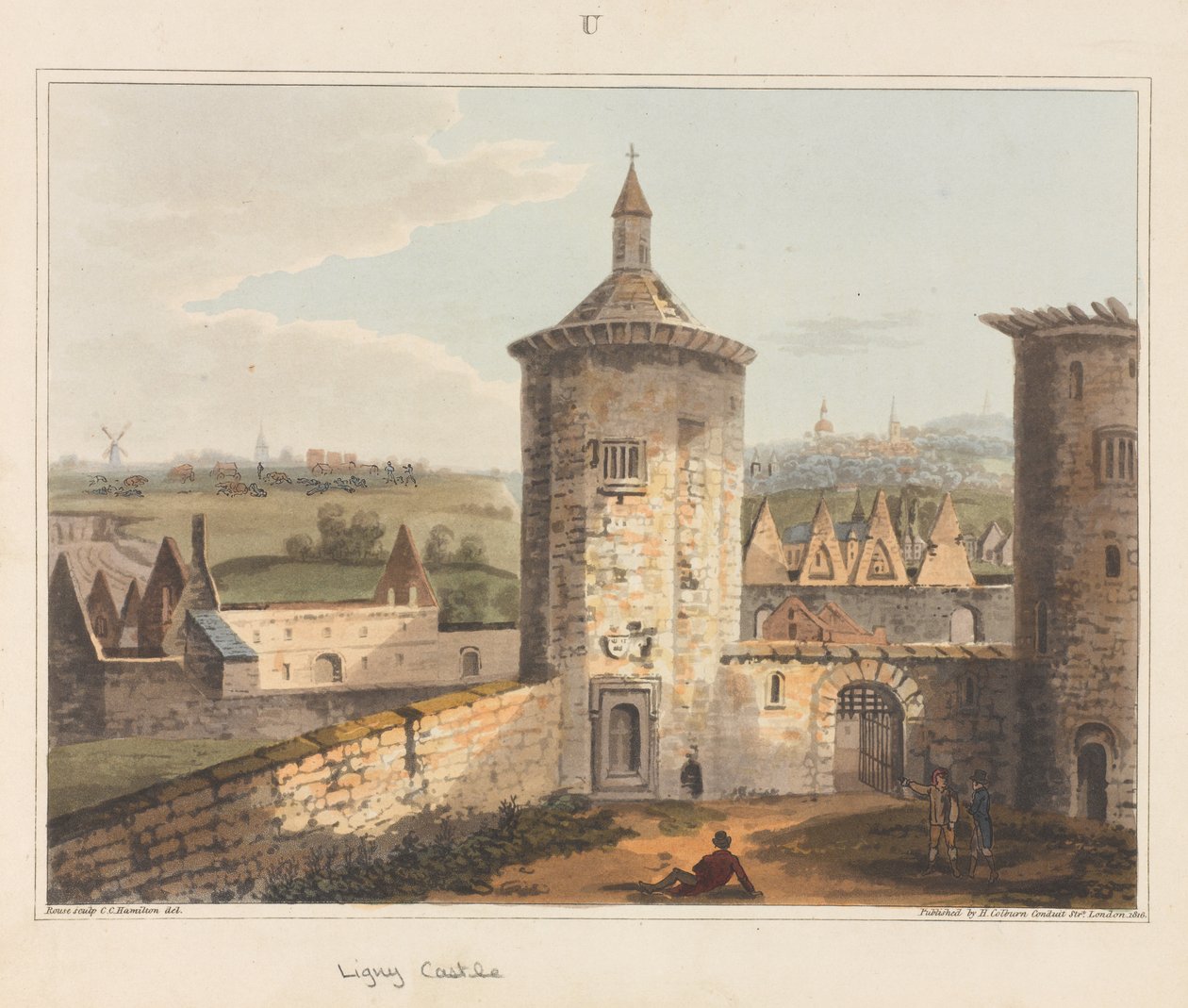 ?Zámek Ligny?, 1815 od James Rouse