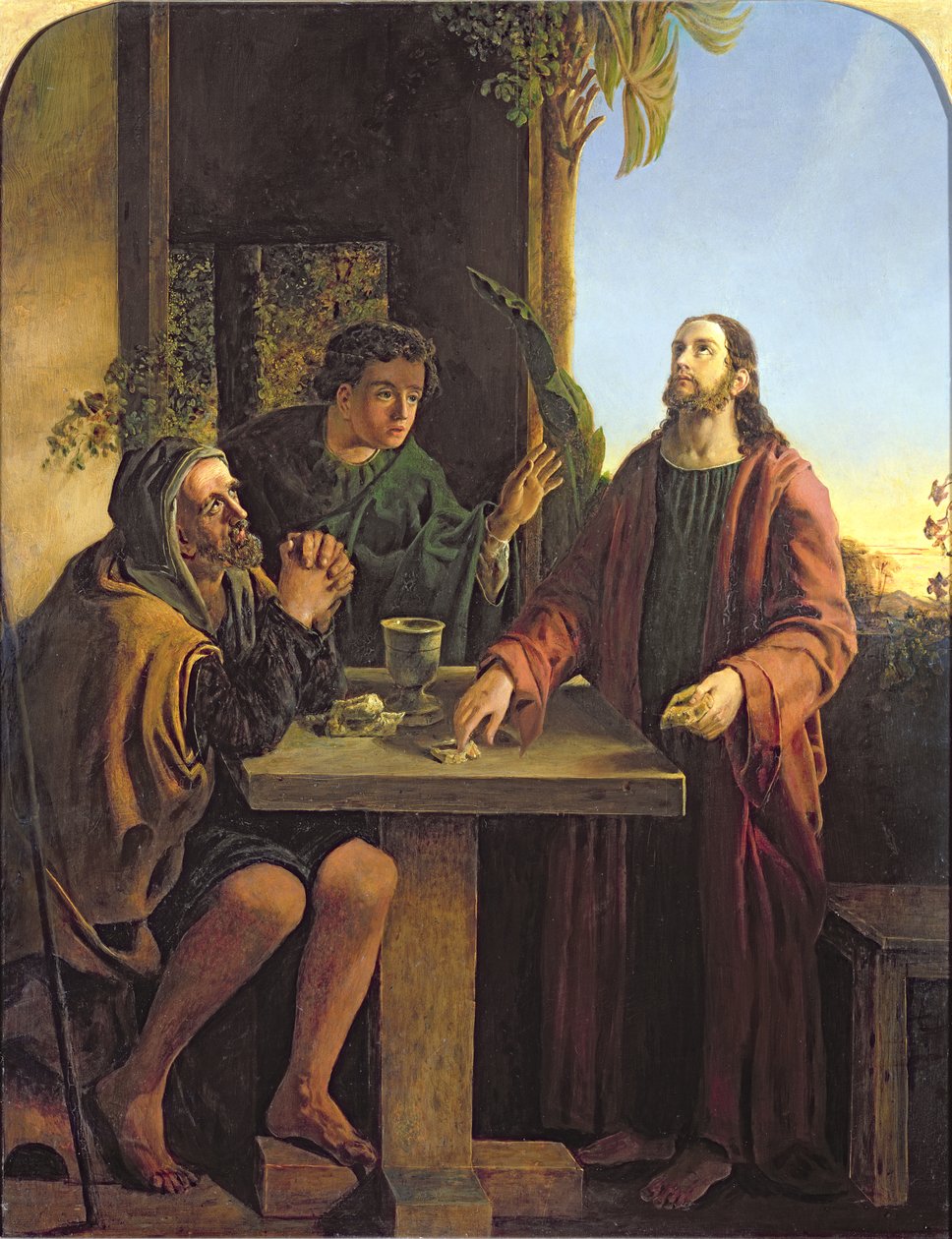 Kristus v Emauzích od James Smetham