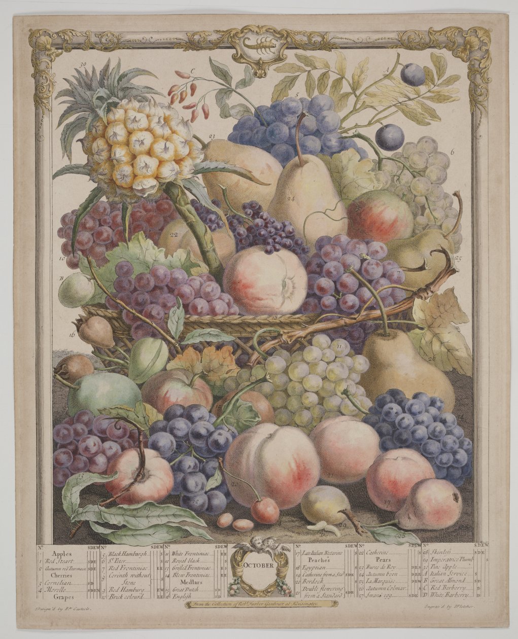 říjen 1732 od James Smith