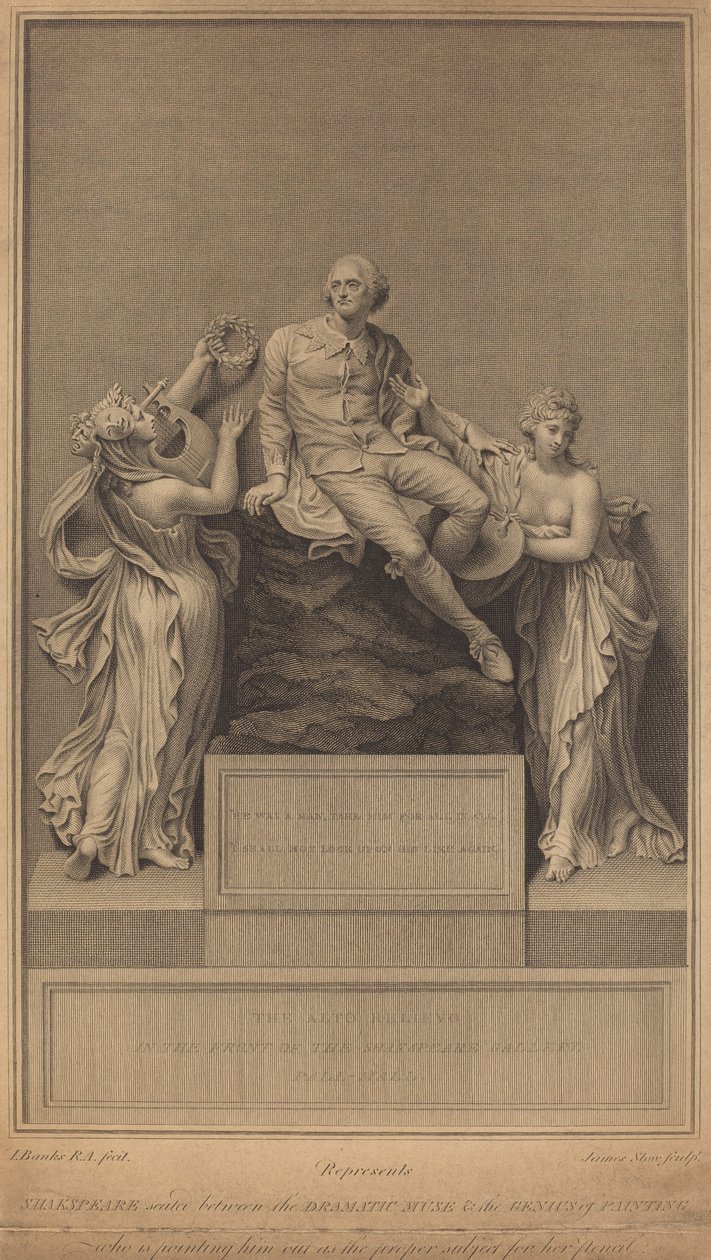 Památník Williama Shakespeara od James Stow after Thomas Banks