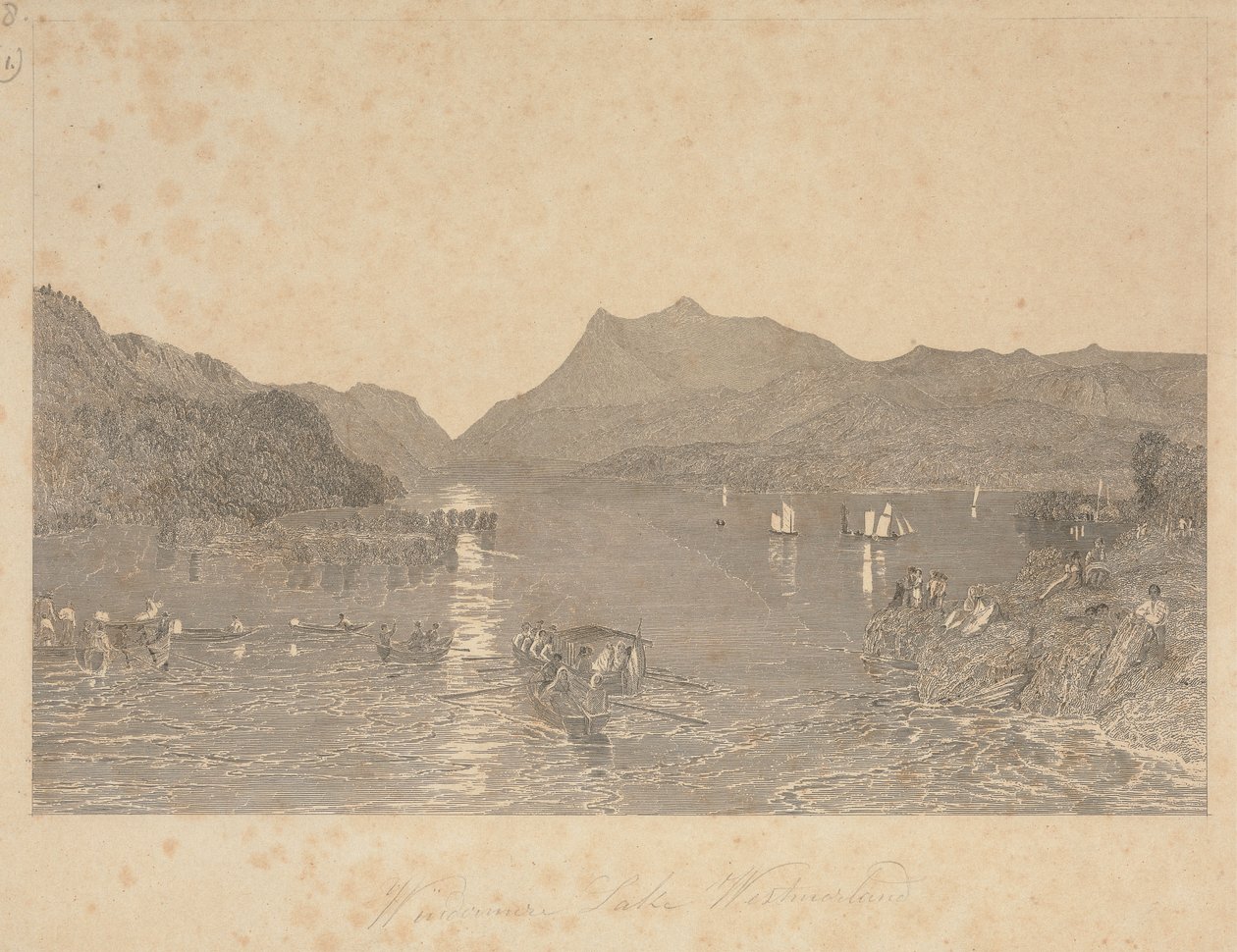 Winander-Mere, Westmoreland od James T. Willmore