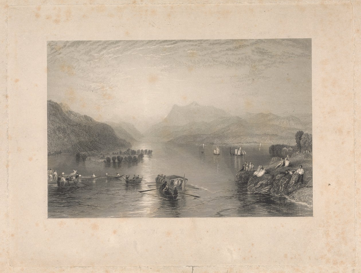 Winander-Mere, Westmoreland od James T. Willmore