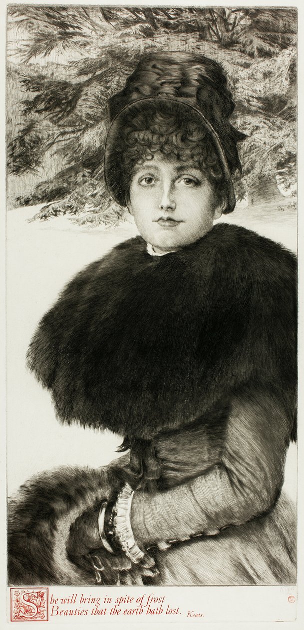 Procházka ve sněhu od James Tissot
