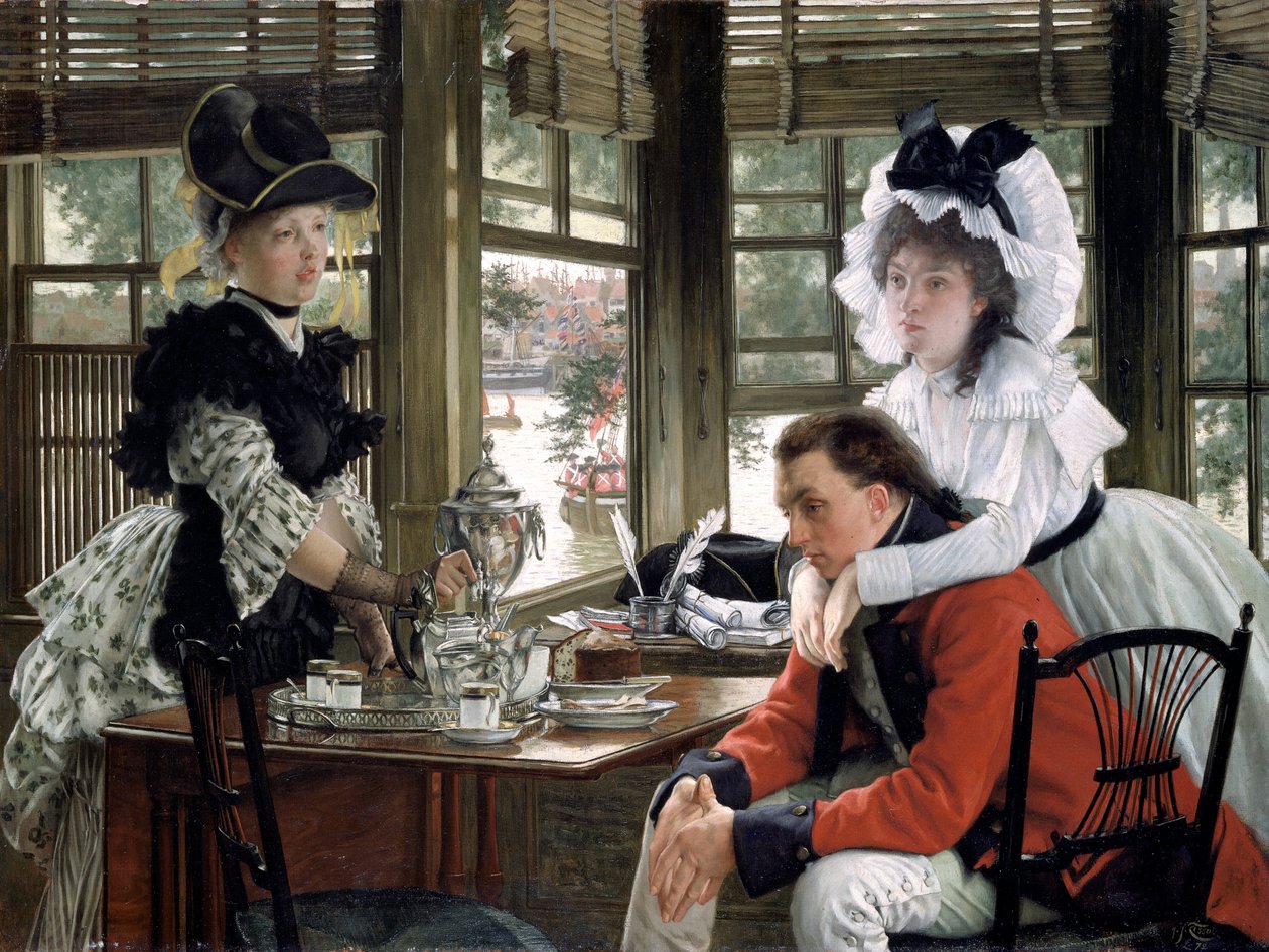 „Špatné zprávy The Parting“, 1872 od James Tissot