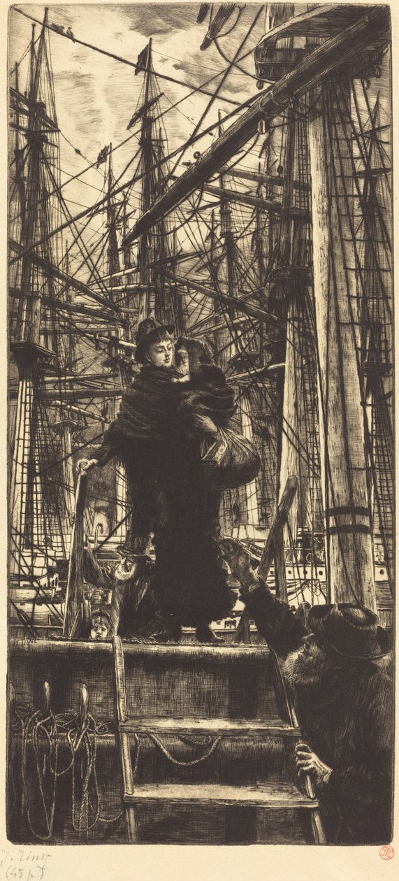Emigranti, 1880. od James Tissot