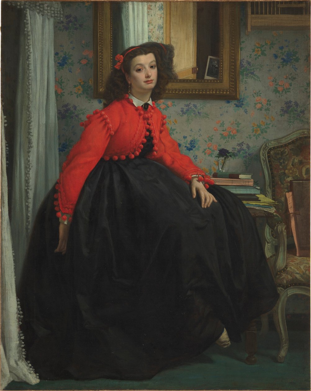 Portrét slečny L. L. od James Tissot