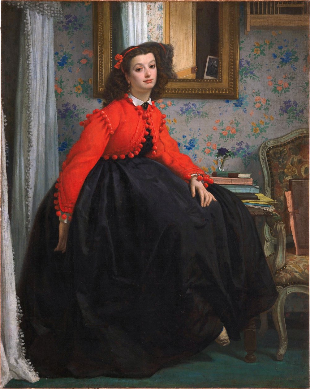 Portrét slečny L. L. od James Tissot