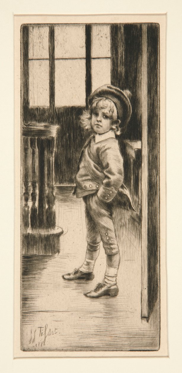 Sa Premi?re Culotte [První pár kalhot] od James Tissot