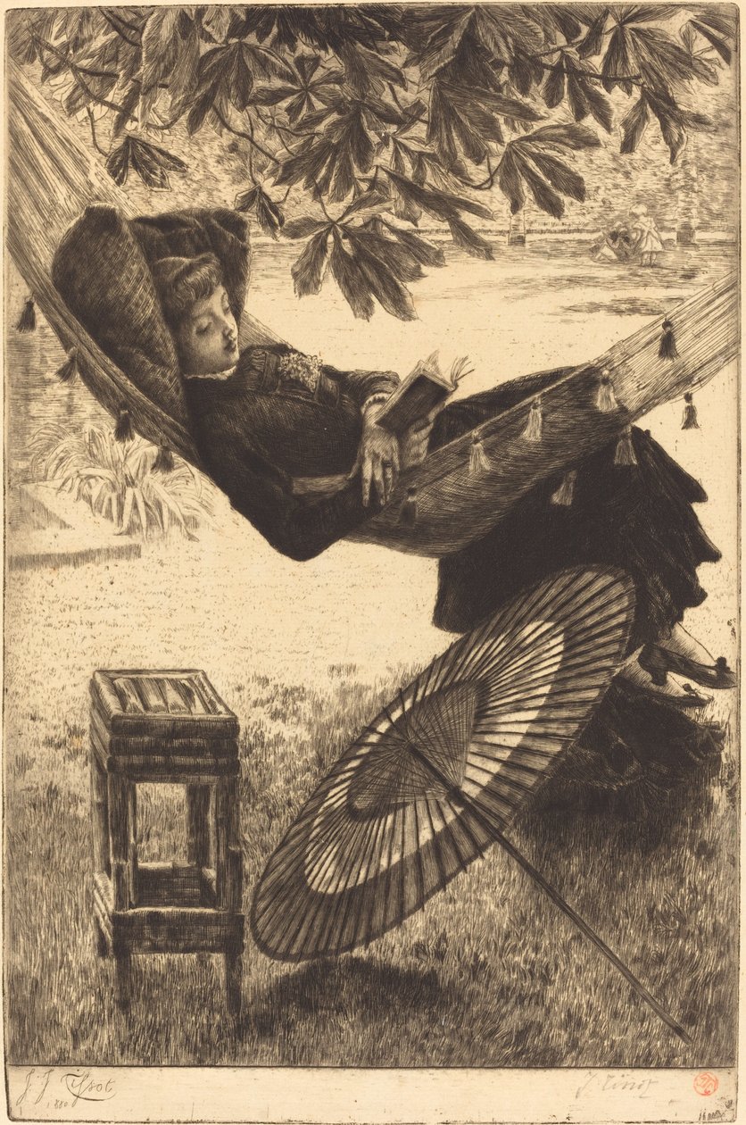 Hammock Le hamac, 1880. od James Tissot