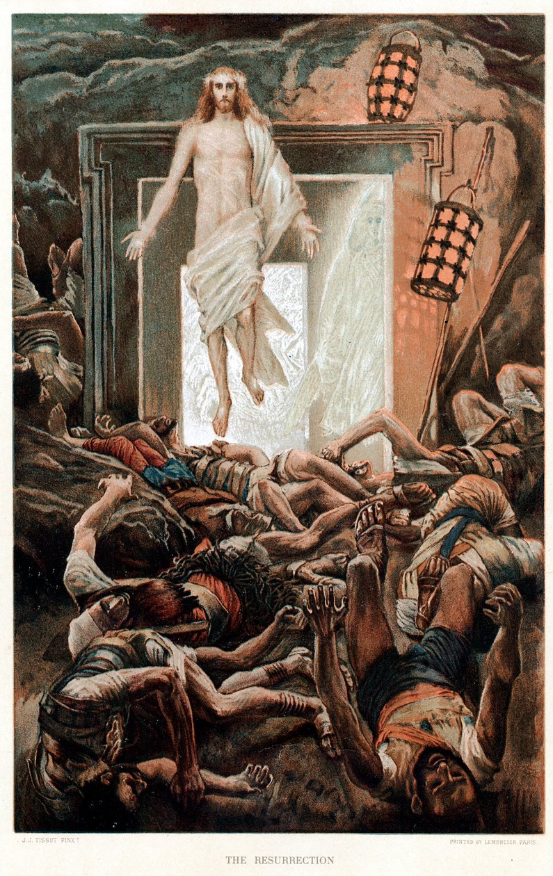 Vzkříšení, c1890 od James Tissot