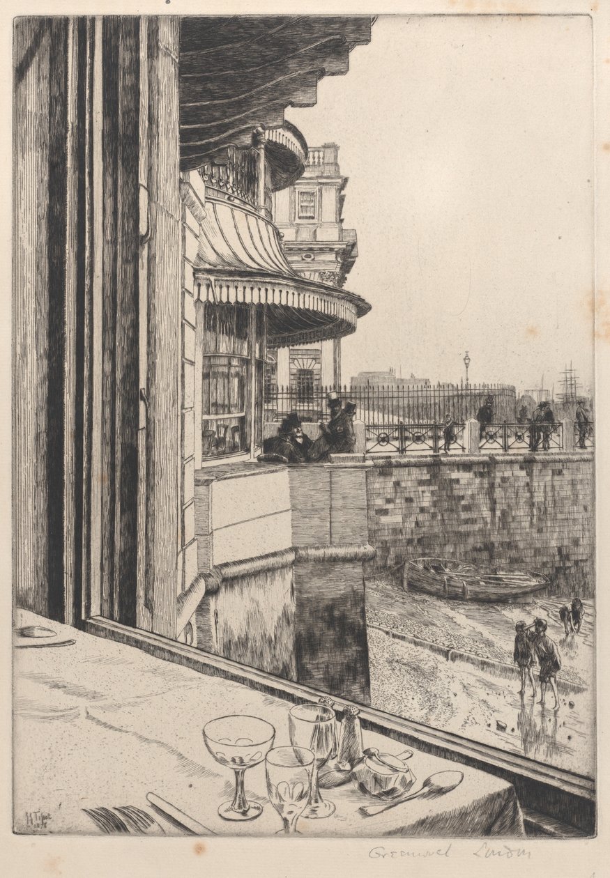 Trafalgar Tavern, Greenwich, 1878. od James Tissot