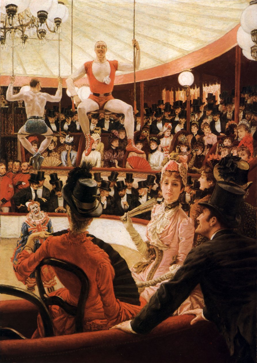 Pařížské ženy: Milovnice cirkusu od James Tissot