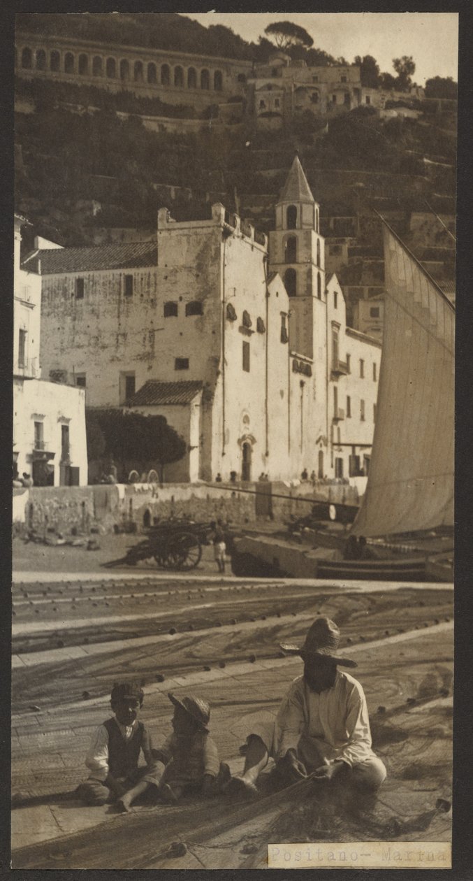Positano - Marina od James W. Holcombe