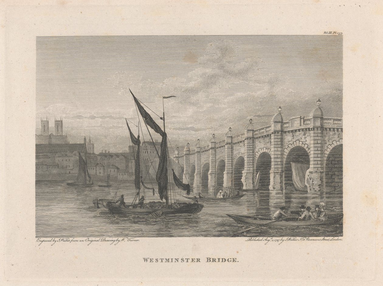 Westminsterský most od James Walker