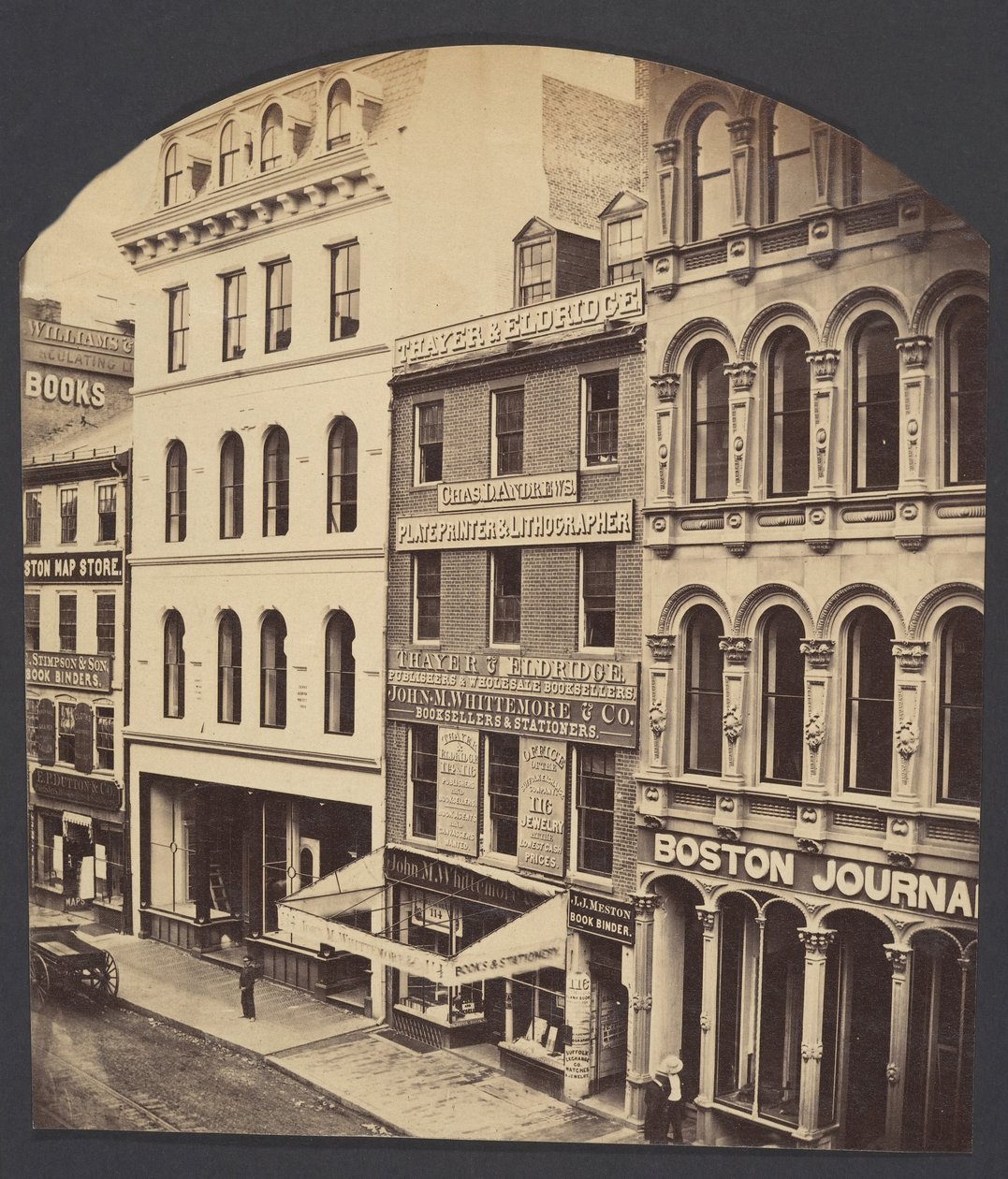 Washington Street, Boston, ca. 1860. od James Wallace Black