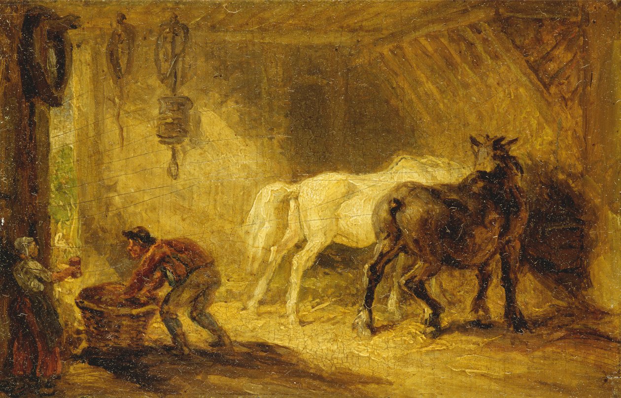 Interiér stáje od James Ward