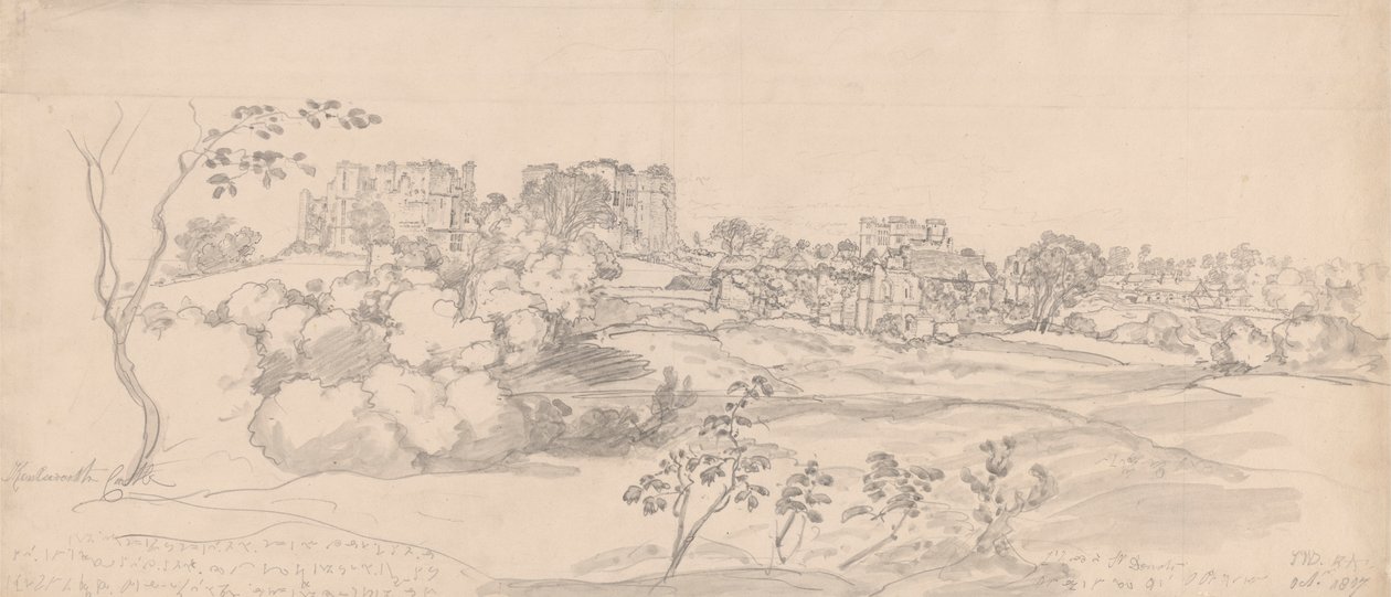 Hrad Kenilworth od James Ward