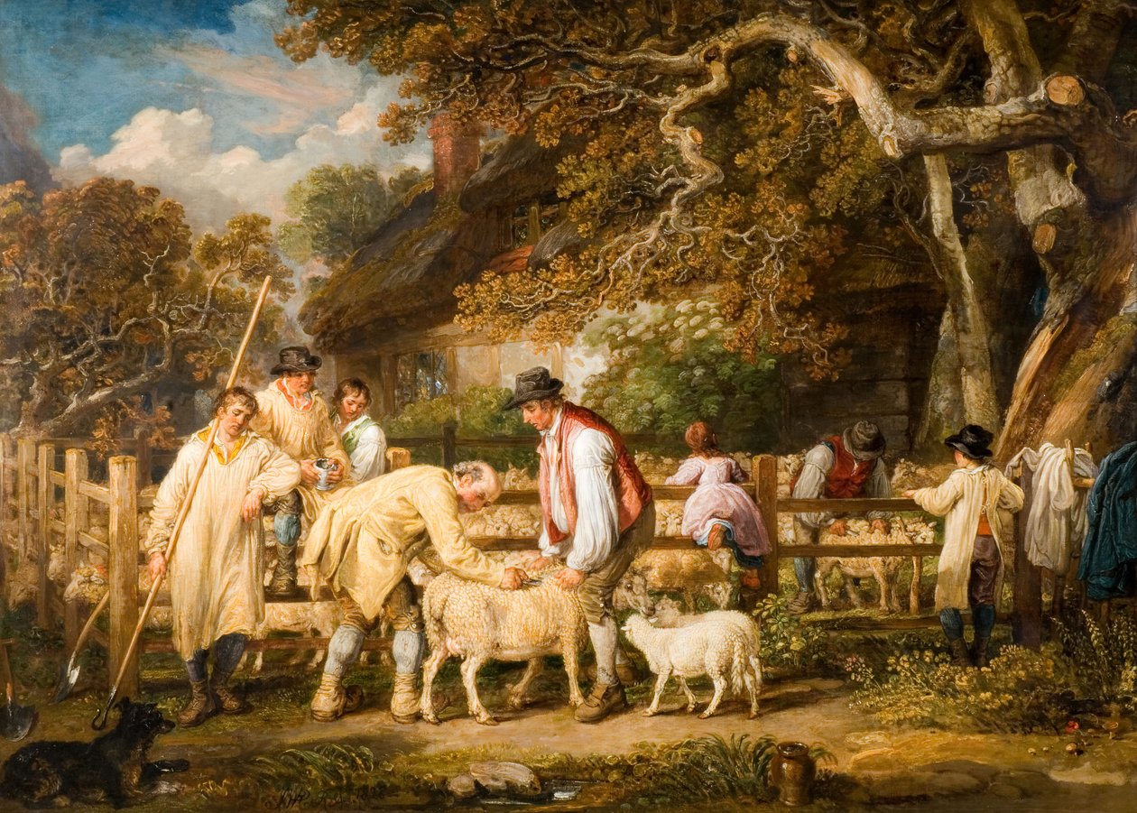 Spása ovcí, 1828. od James Ward