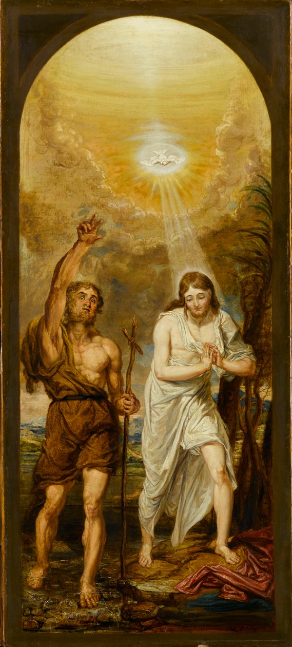 Křest Krista, 1841. od James Ward