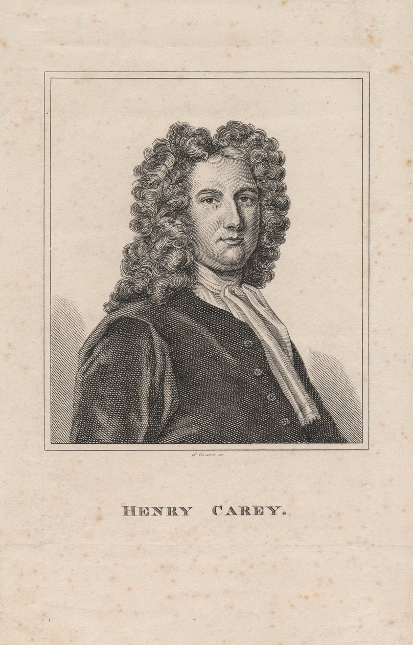 Henry Carey, vyryl R. Grave, kolem roku 1800 od James Wasdail