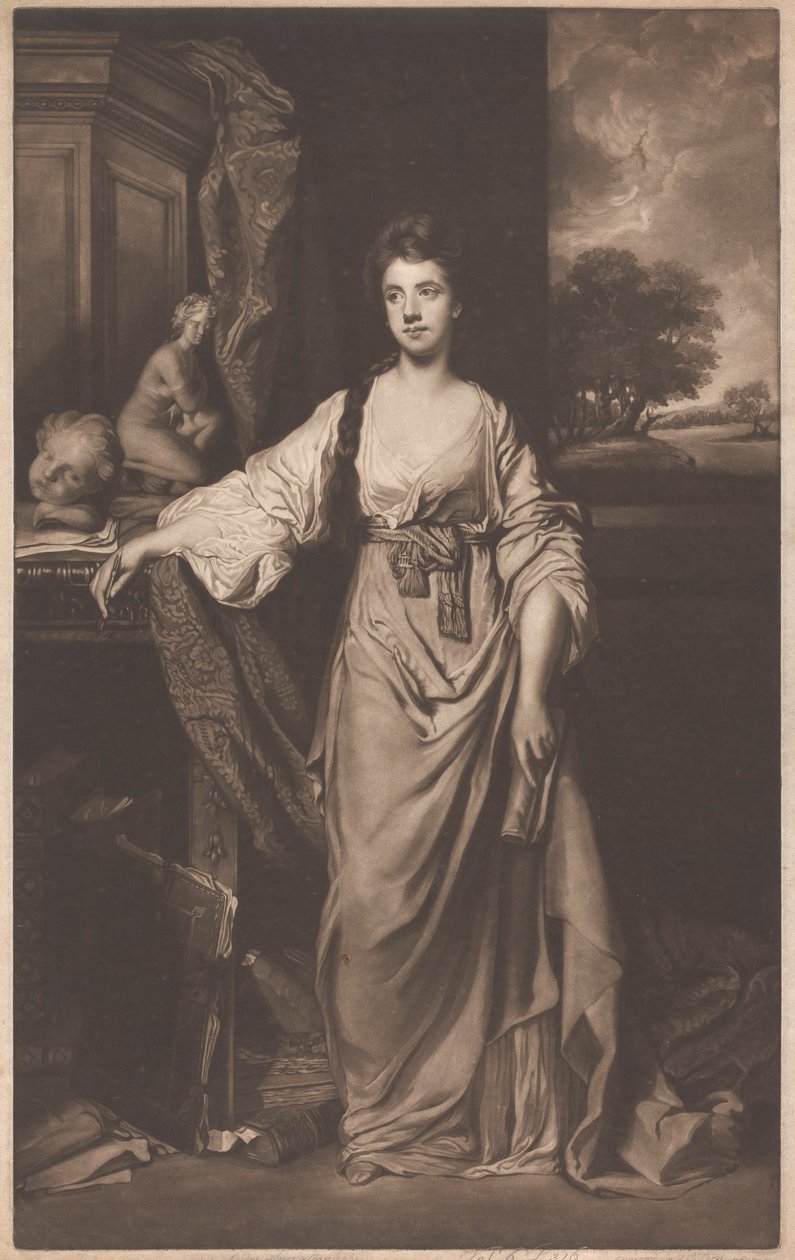 Lady Ann Hussey (rozená Delaval) Stanhope od James Watson
