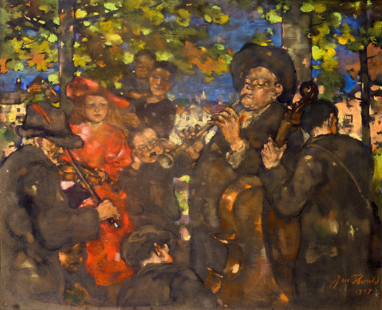 The Musicians (nebo The Minstrels) od James Watterston Herald