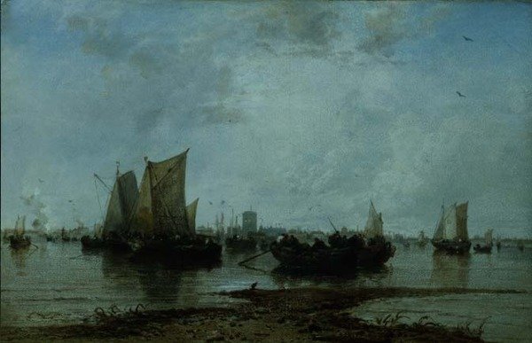 Dordrecht (olej na plátně) od James Webb