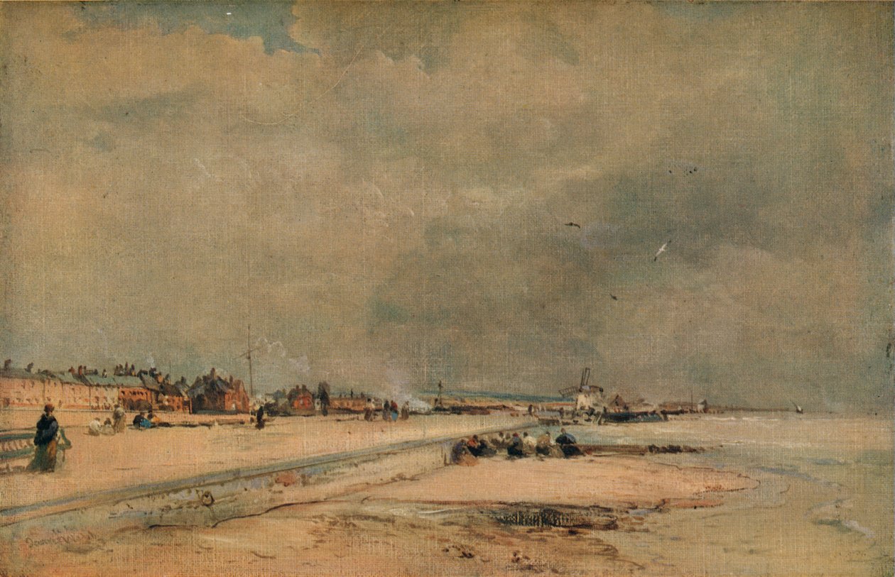 Littlehampton, Winter, c1868 od James Webb