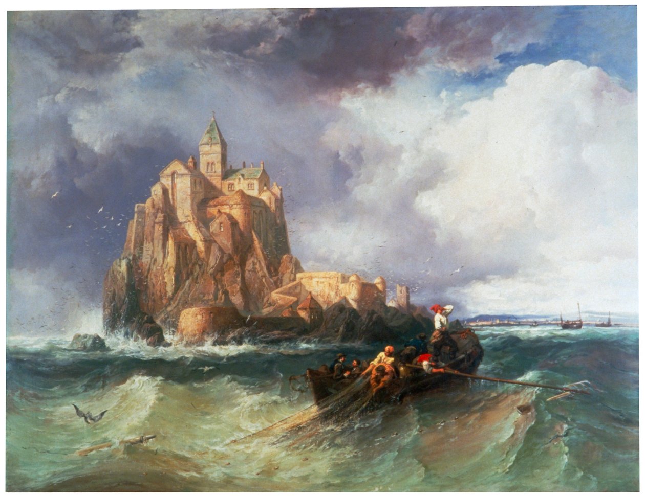 "Mont St Michel", 1868. od James Webb
