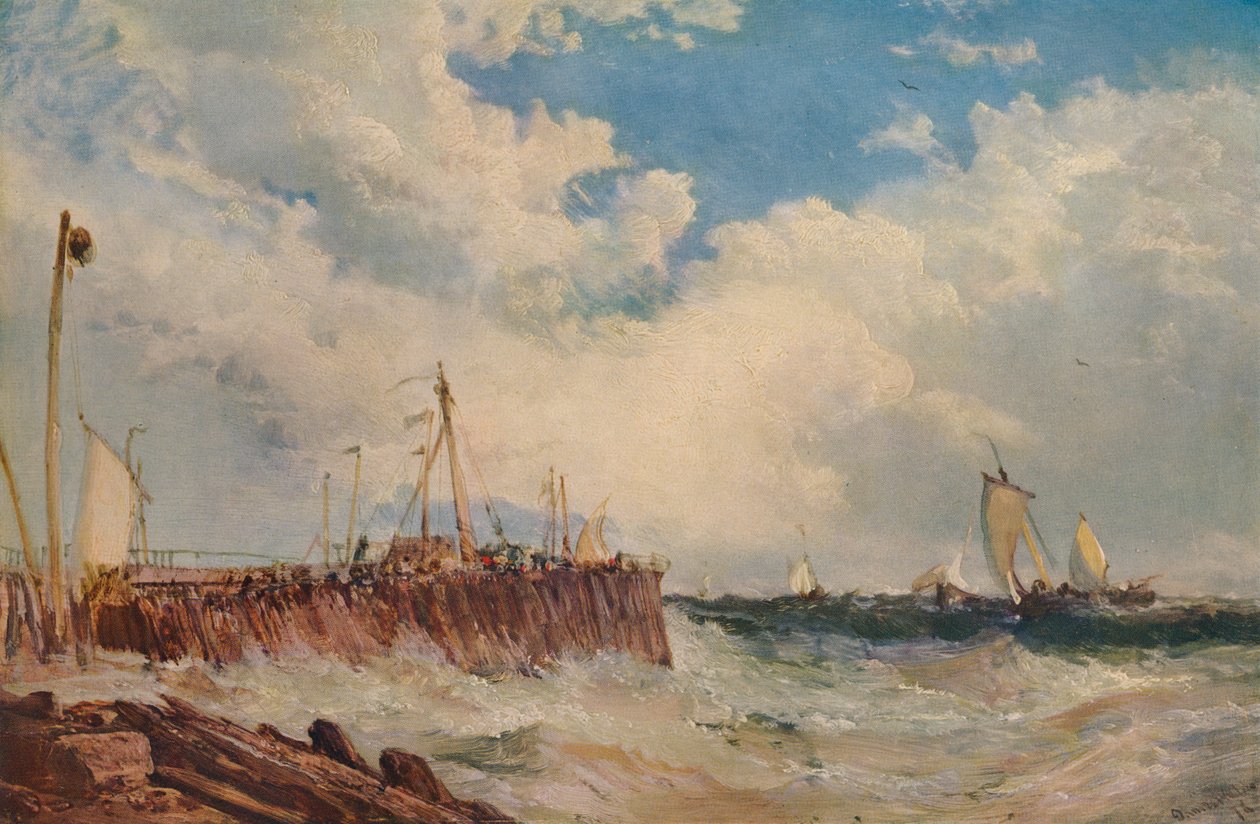 Na pobřeží Holandska, 1876, 1938 od James Webb