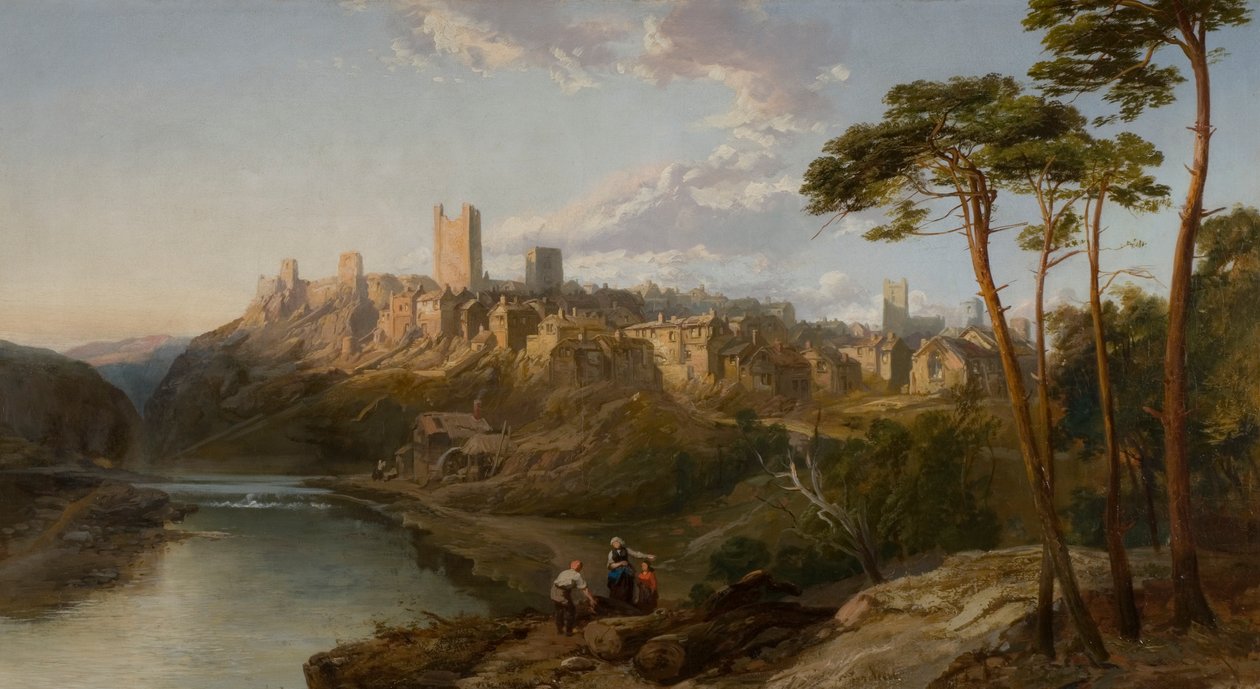 Hrad Richmond, Yorkshire od James Webb