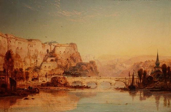 Pohled na Namur, Belgie od James Webb