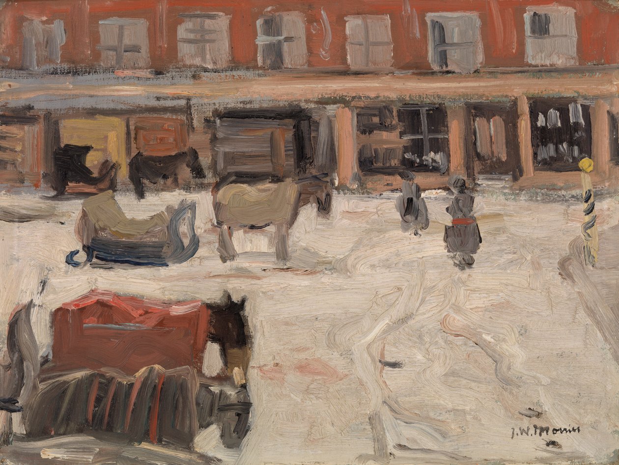 Sněhová scéna od James Wilson Morrice