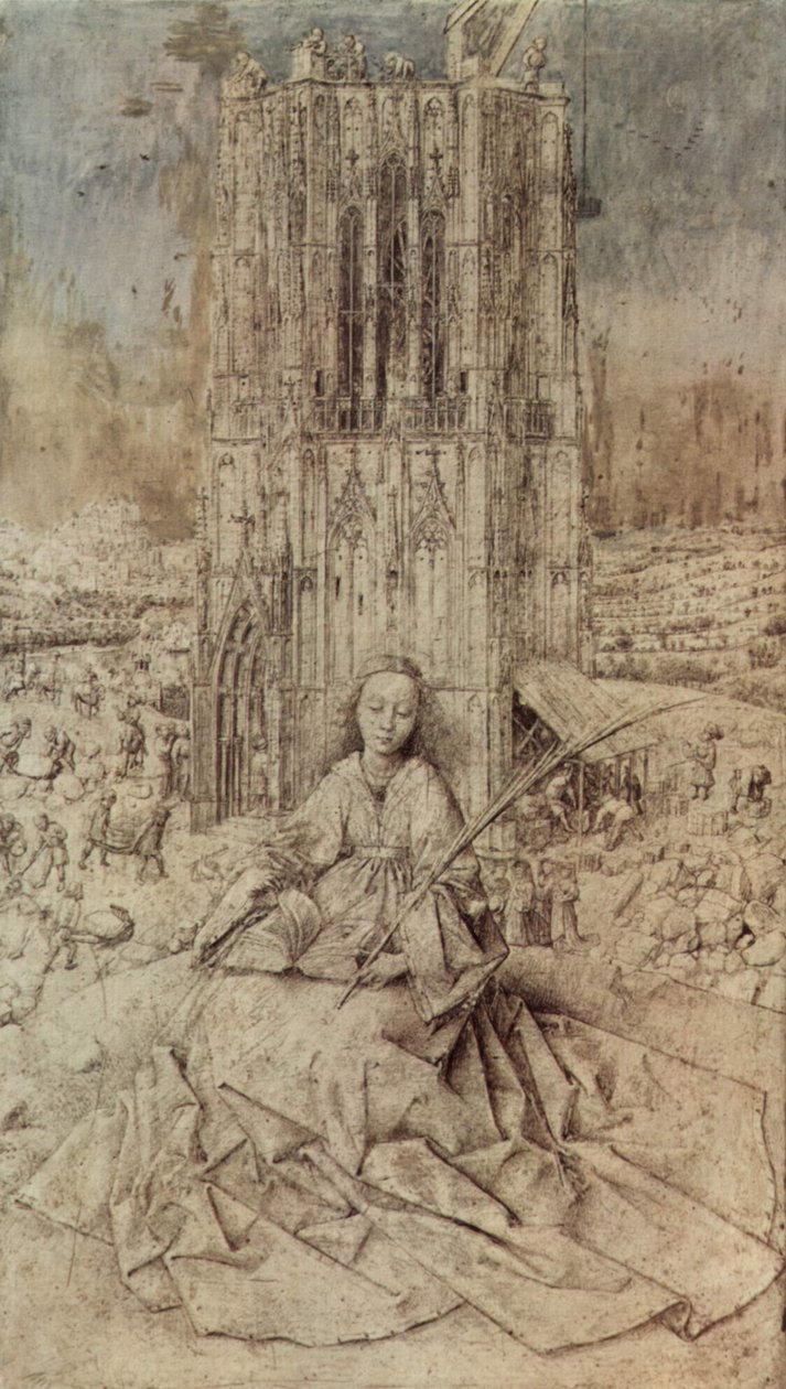 Hl. Barbara od Jan van Eyck